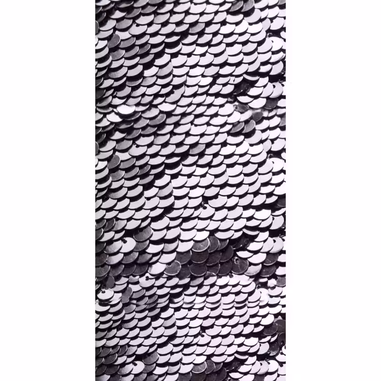 Behang - Pailletten - Zilver - Patroon — 2