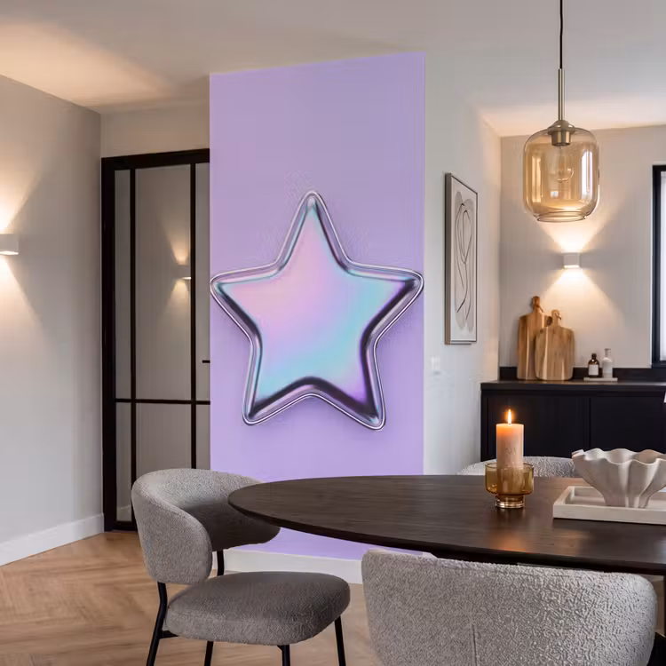 Behang - Ster - Holografisch - Modern — 5
