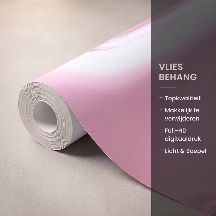 Behang - Sterren - Roze - Abstract — 3
