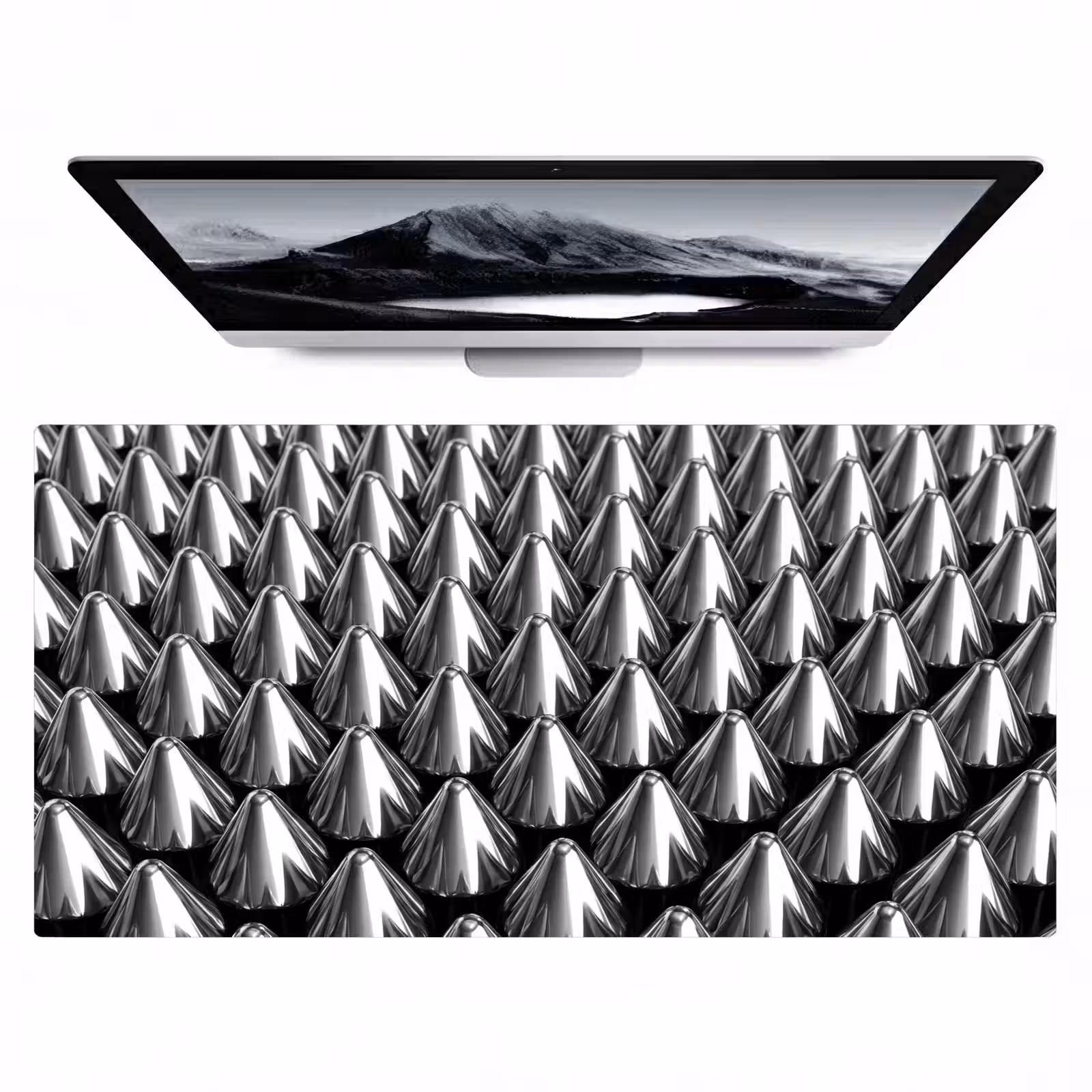 Bureau onderlegger - Metalen kegels - Patroon — 1