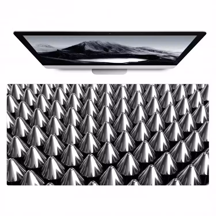 Bureau onderlegger - Metalen kegels - Patroon — 1