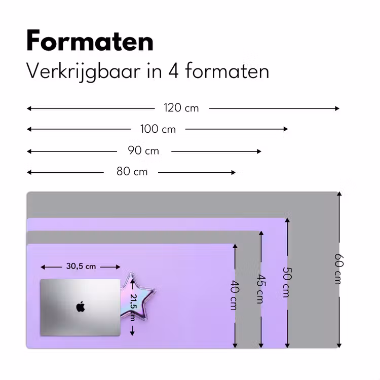 Bureau onderlegger - Ster - Holografisch - Modern — 8