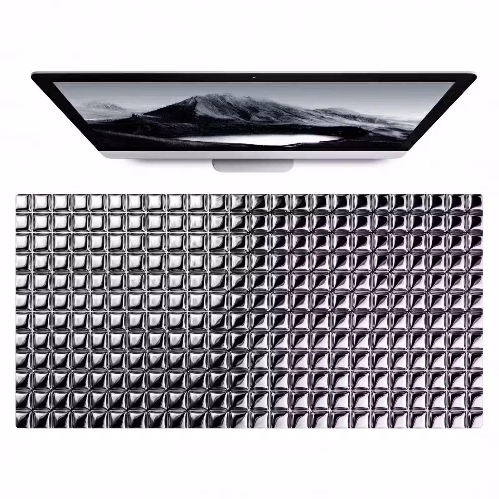 Bureau onderlegger - Patroon - Abstract - Zwart-wit — 1