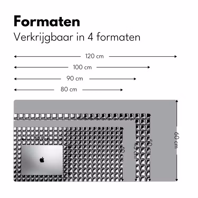 Bureau onderlegger - Patroon - Abstract - Zwart-wit — 8