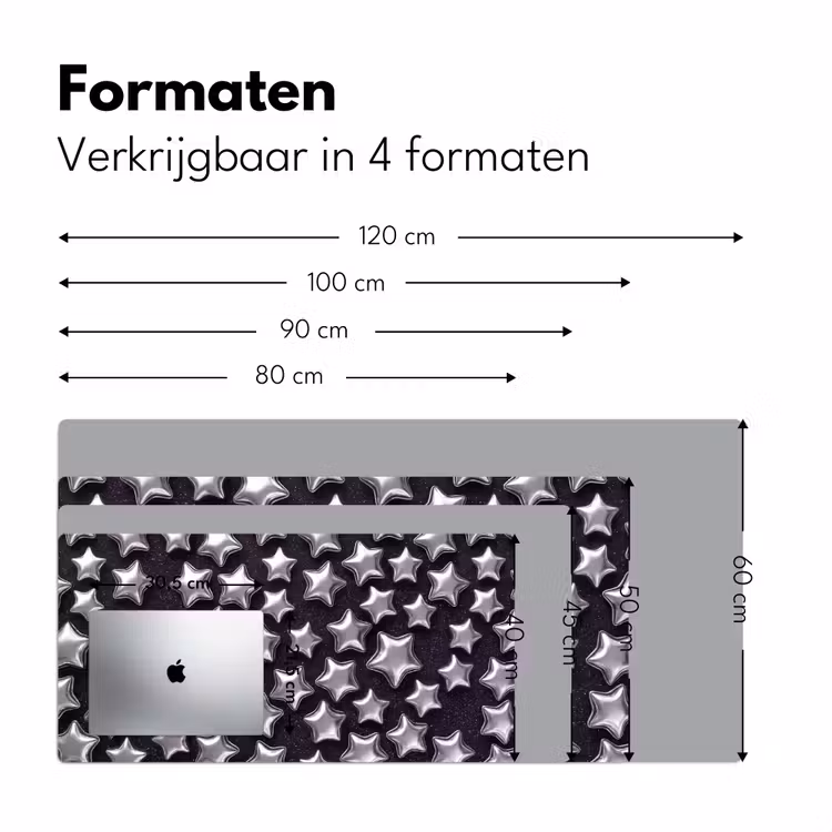 Bureau onderlegger - Sterren - Glanzend - Patroon — 8