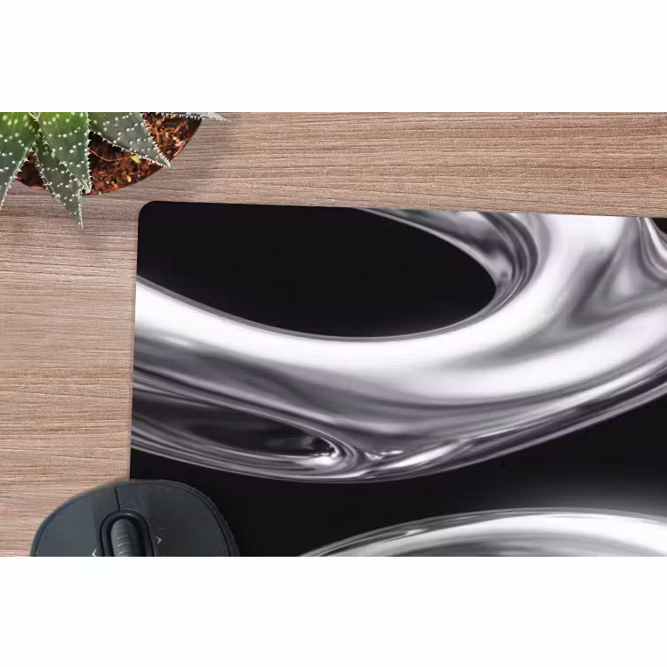 Muismat - Abstract - Vormen - Zilver — 5