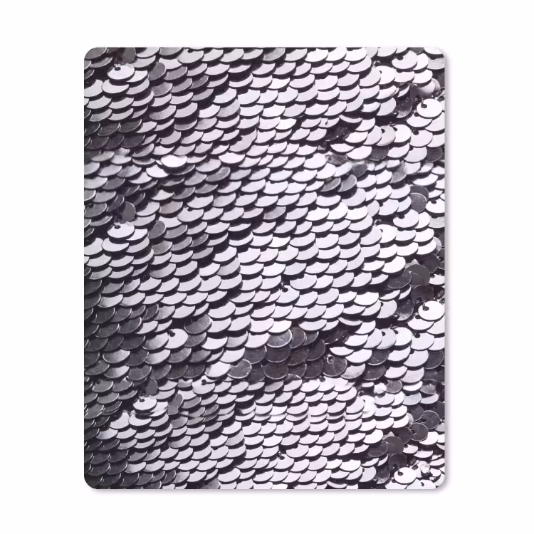 Muismat - Pailletten - Zilver - Patroon — 1