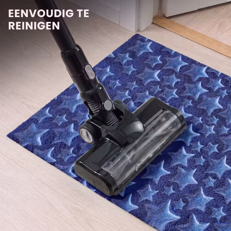 Deurmat - Blauwe sterren patroon — 9