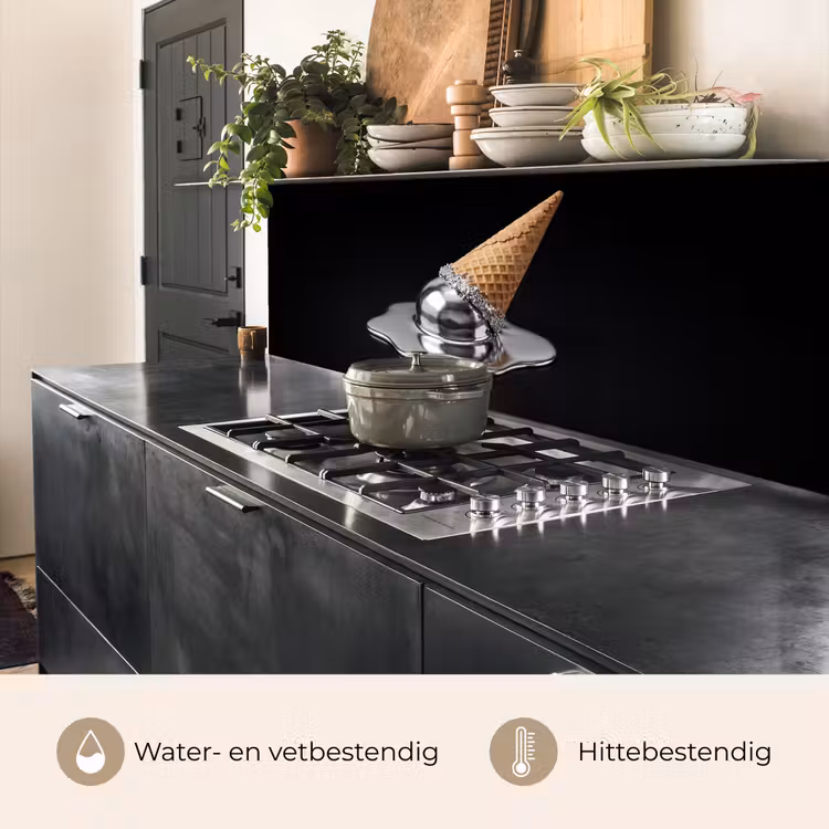 Keuken achterwand - IJs - Metaal - Abstract — 5