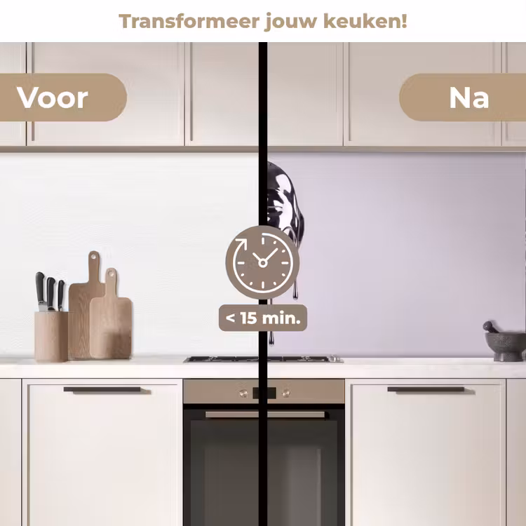 Keuken achterwand - Hoofd - Smeltend - Abstract — 3