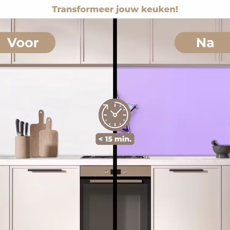 Keuken achterwand - Ster - Holografisch - Modern — 3