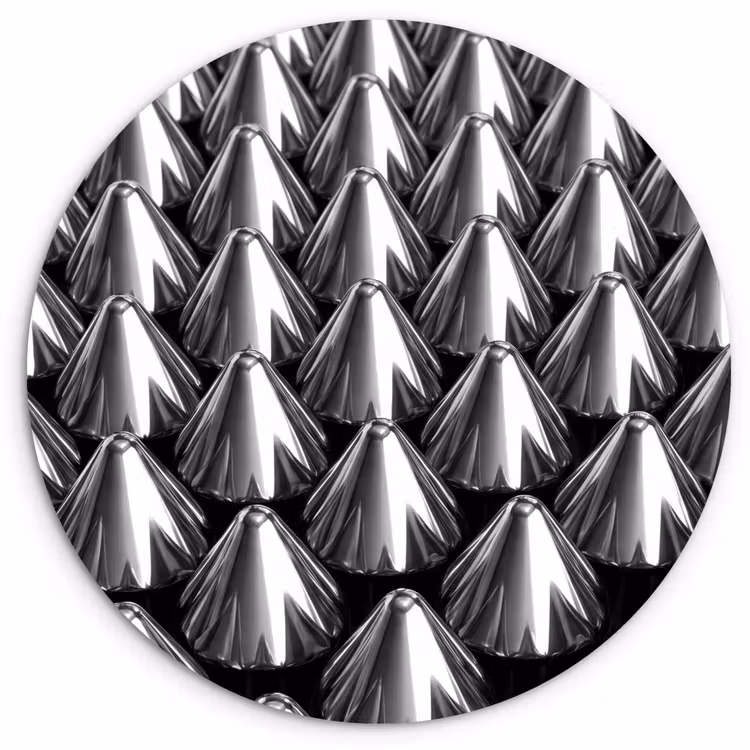 Muurcirkel - Metalen kegels - Patroon — 1