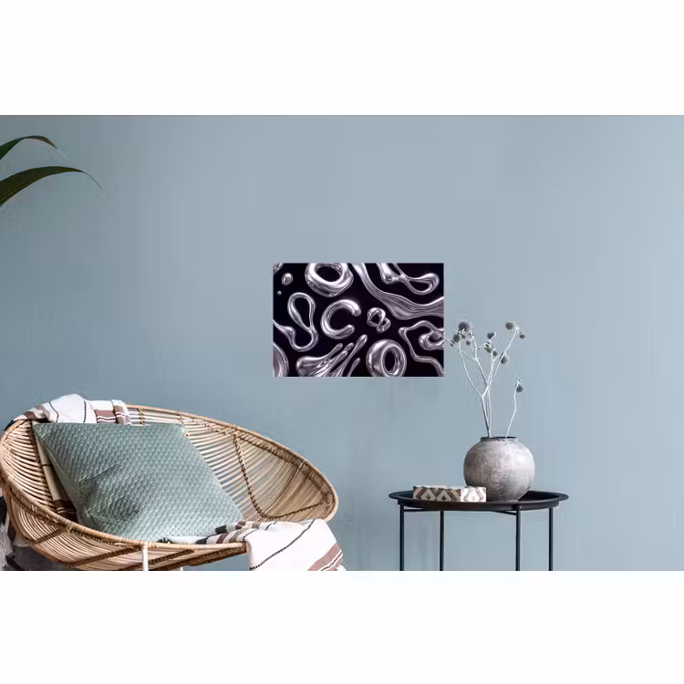 Muursticker - Abstract - Vormen - Zilver — 4