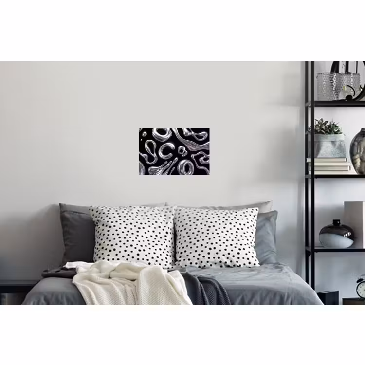 Muursticker - Abstract - Vormen - Zilver — 5