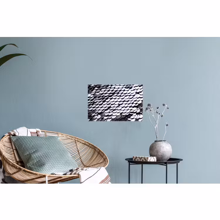 Muursticker - Pailletten - Zilver - Patroon — 4