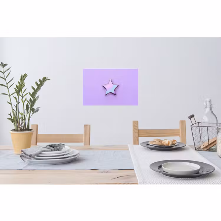 Muursticker - Ster - Holografisch - Modern — 3