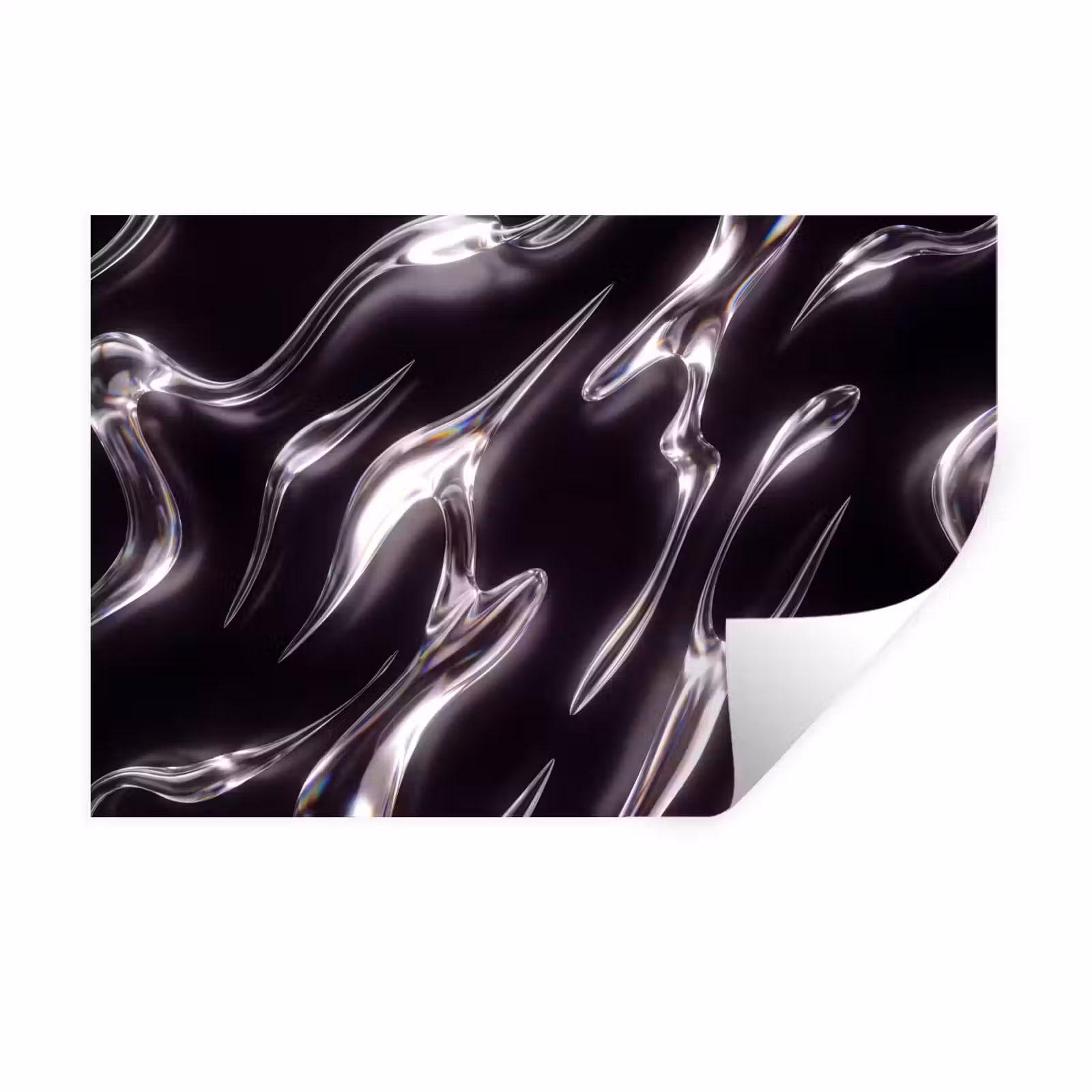 Muursticker - Glas - Vormen - Abstract — 1