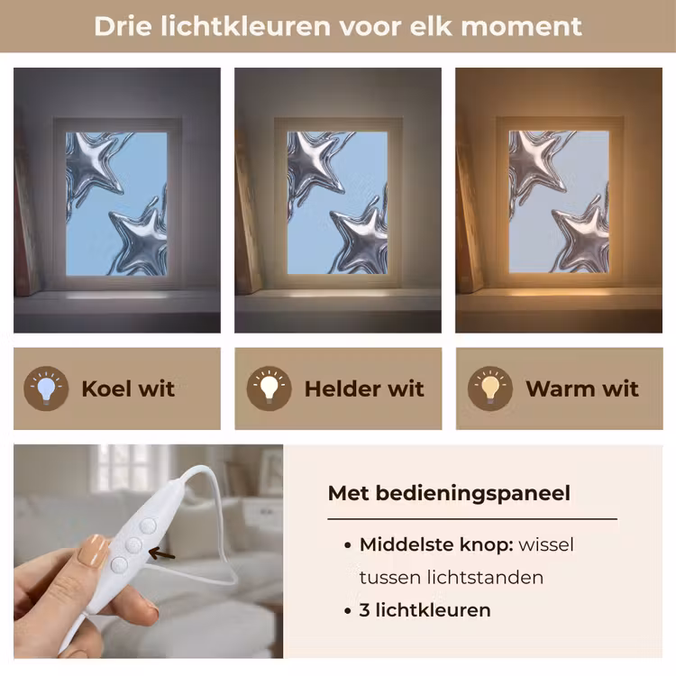Gepersonaliseerd Lightbox - Sterren - Vloeibaar - Zilver — 6