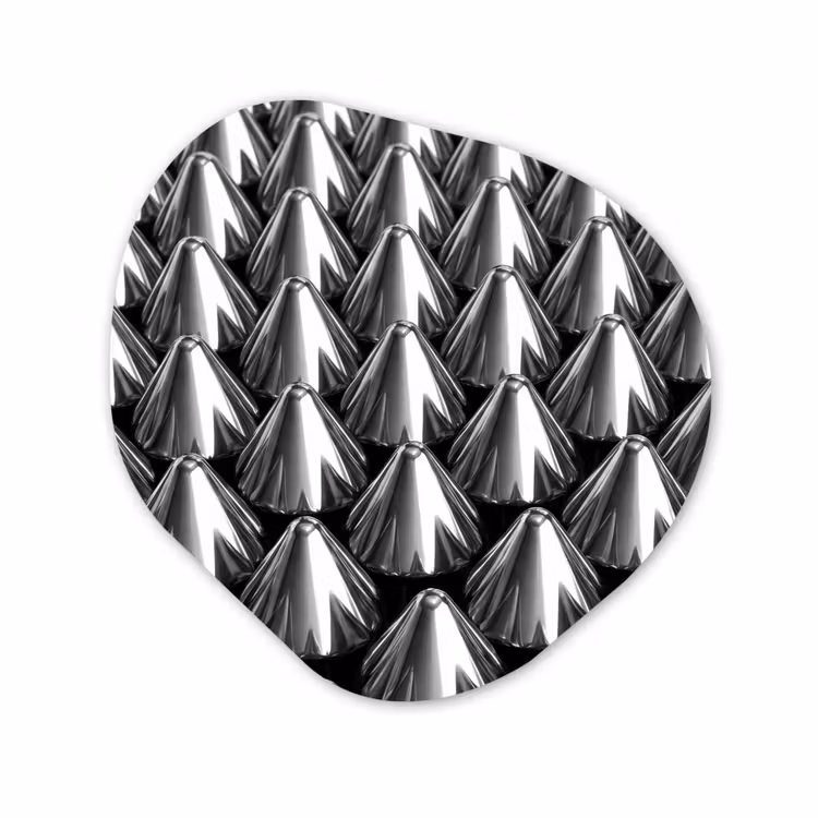 Organisch schilderij forex - Metalen kegels - Patroon — 1