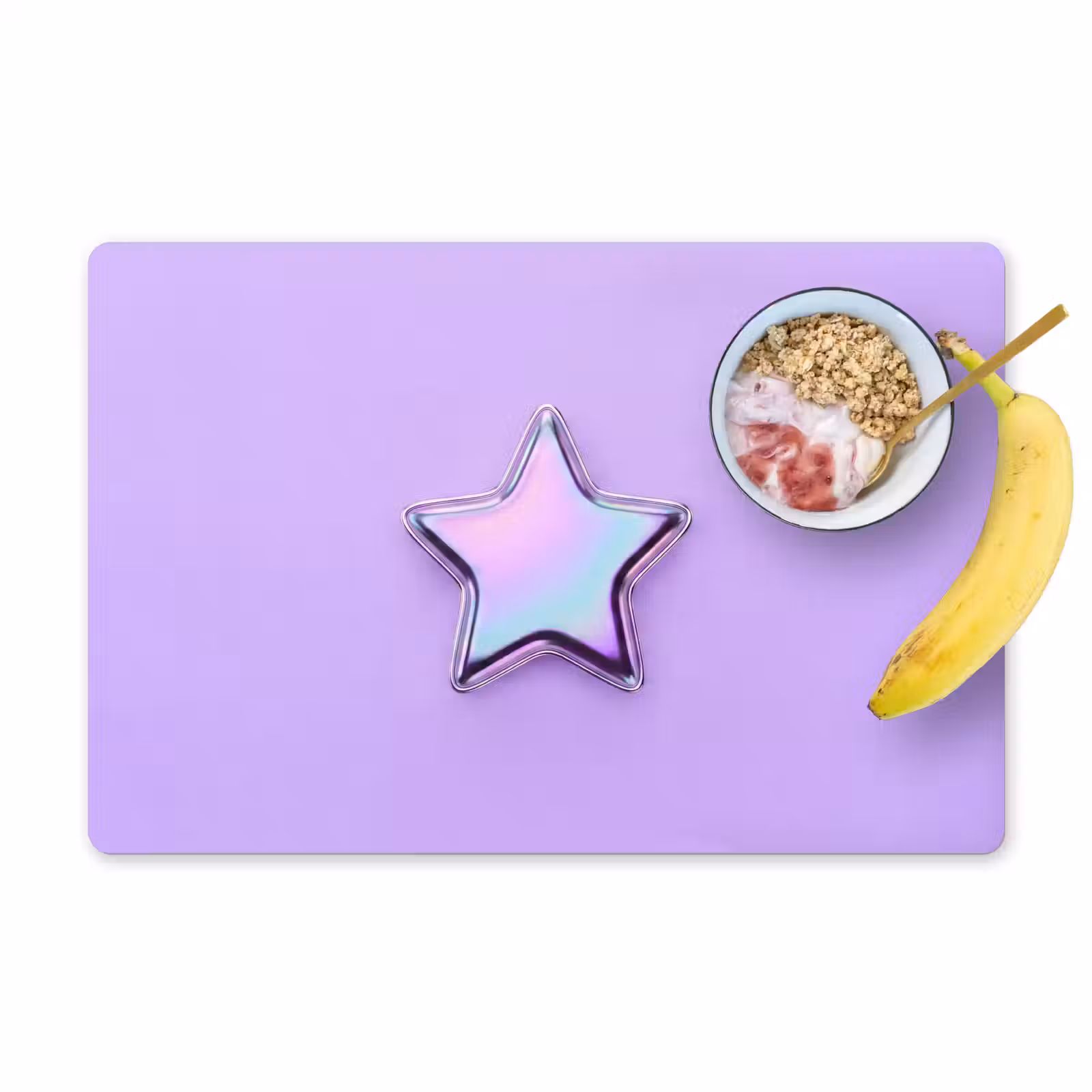 Placemat - 6 stuks - Ster - Holografisch - Modern — 1