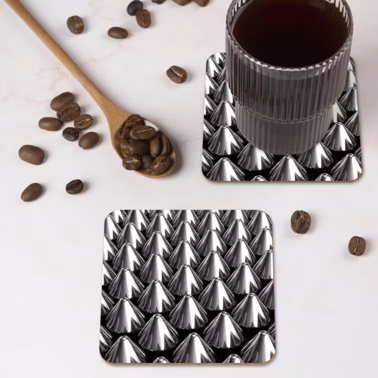 Onderzetter - Metalen kegels - Patroon — 4