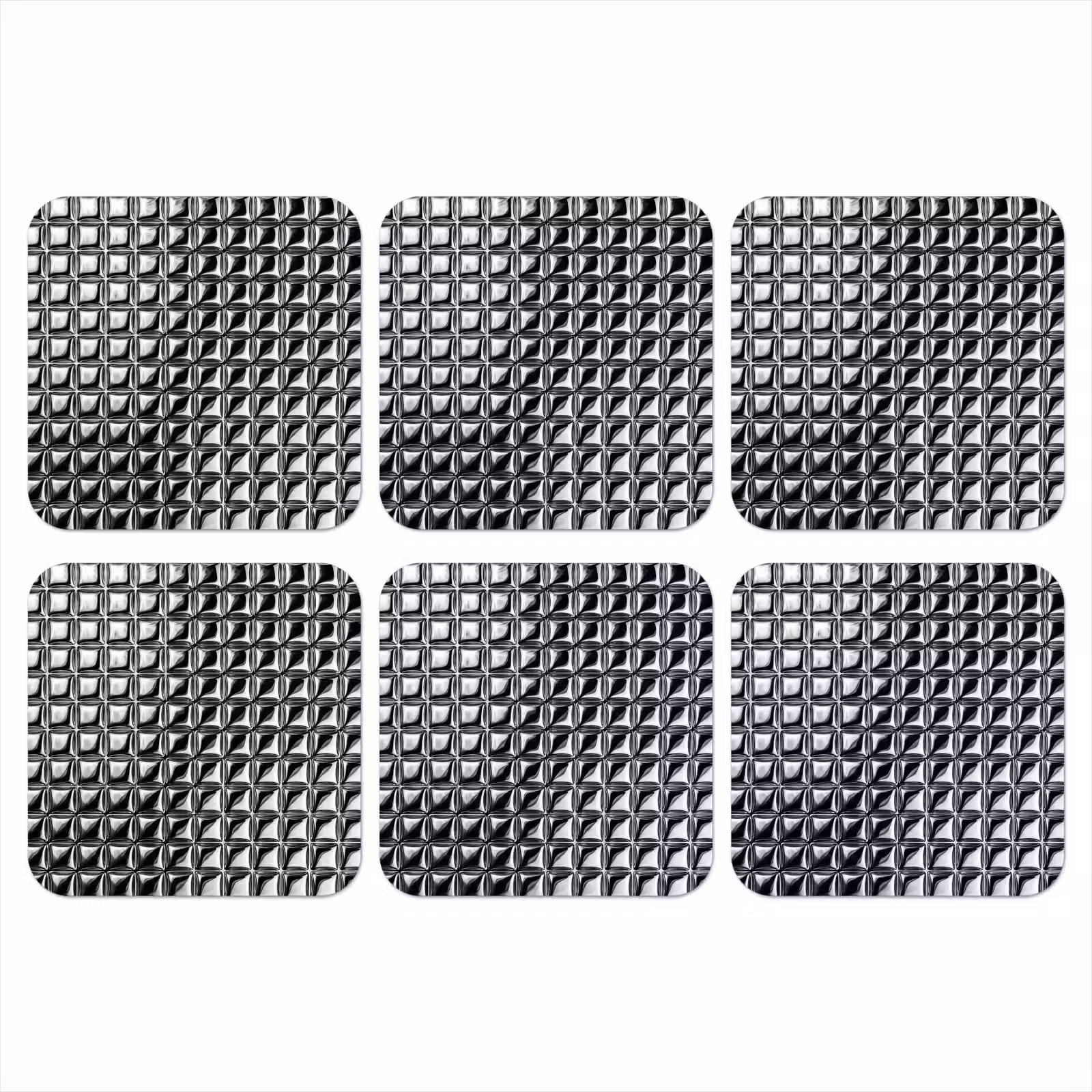 Onderzetter - Patroon - Abstract - Zwart-wit — 1