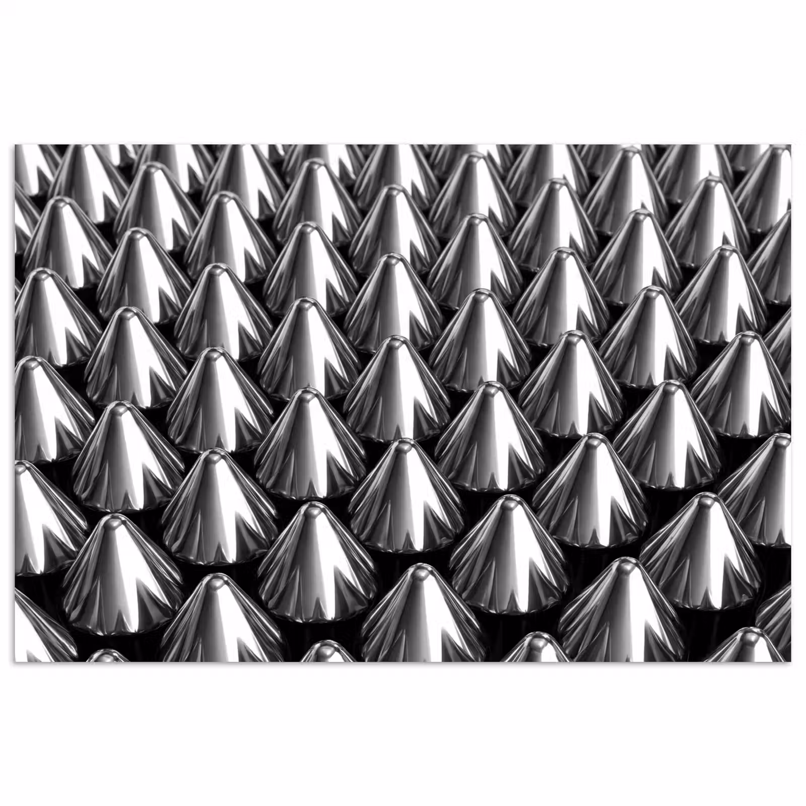 Poster - Metalen kegels - Patroon — 1