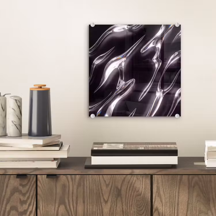 Glas schilderij - Glas - Vormen - Abstract — 2