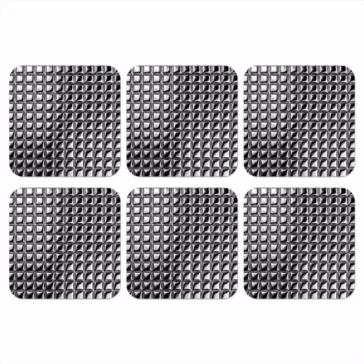 Onderzetter - Patroon - Abstract - Zwart-wit — 1