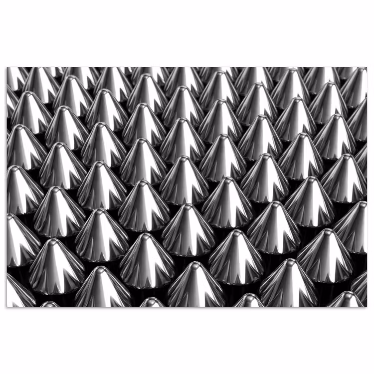 Poster - Metalen kegels - Patroon — 1