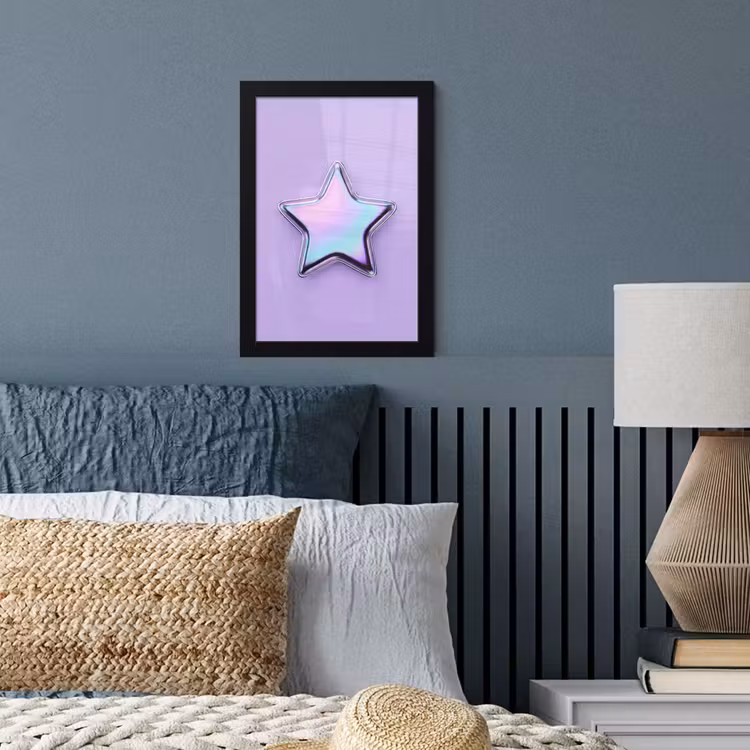 Poster met lijst - Ster - Holografisch - Modern — 4