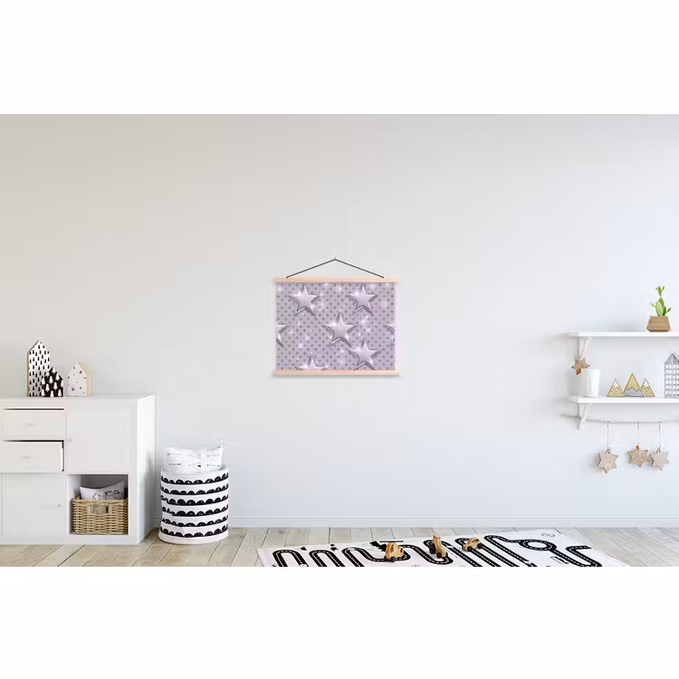 Schoolplaat - Sterren - Zilver - Abstract — 3