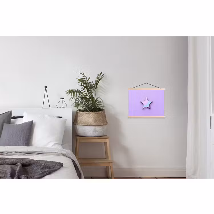 Schoolplaat - Ster - Holografisch - Modern — 2