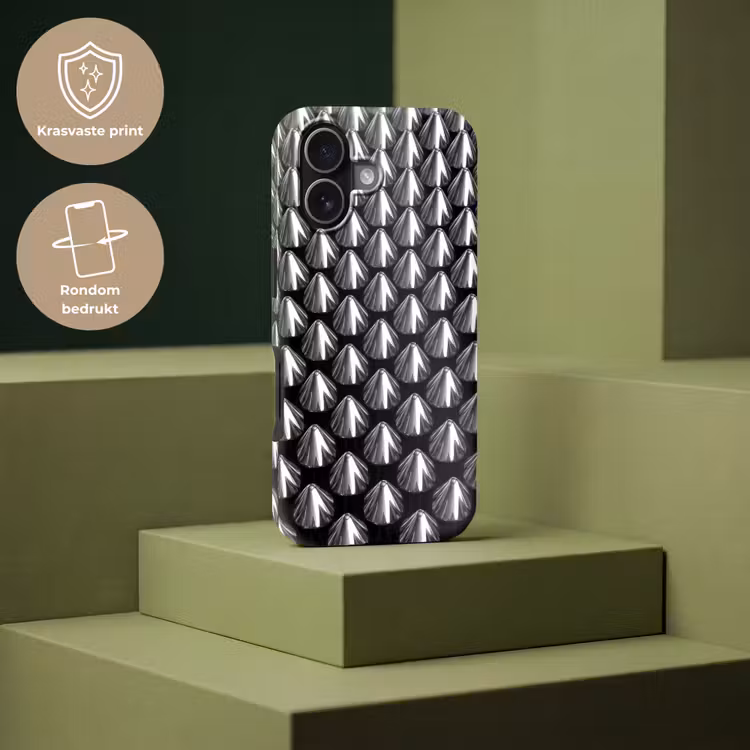 Telefoonhoesje Toughcase - Metalen kegels - Patroon — 7