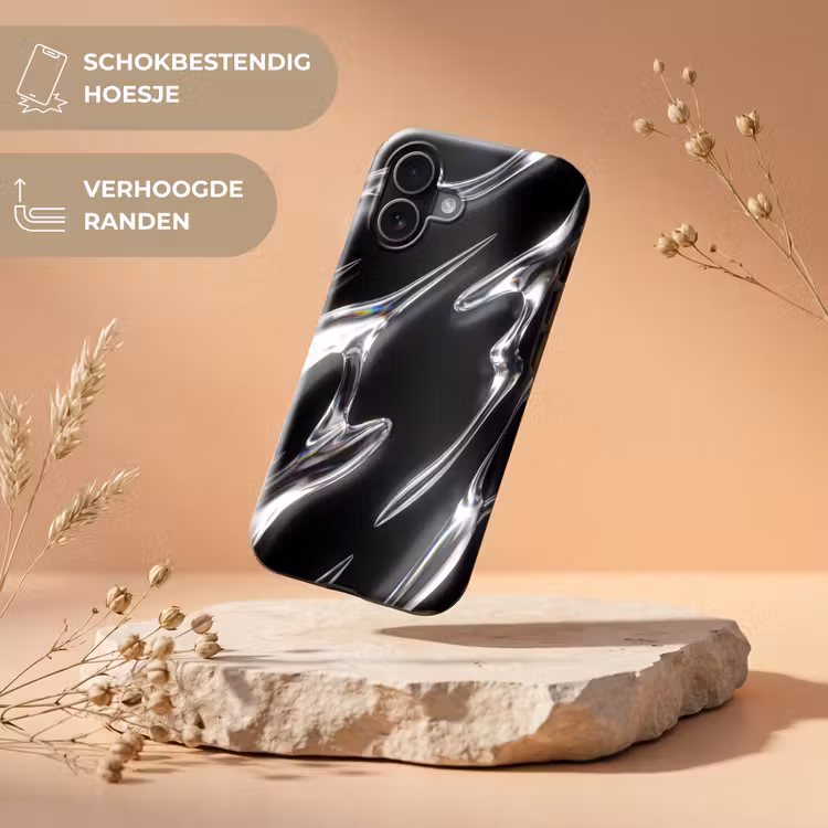 Telefoonhoesje Toughcase - Glas - Vormen - Abstract — 5