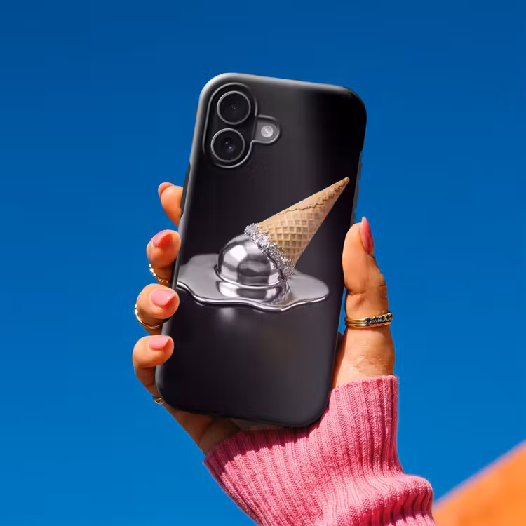 Telefoonhoesje Toughcase - IJs - Metaal - Abstract — 2