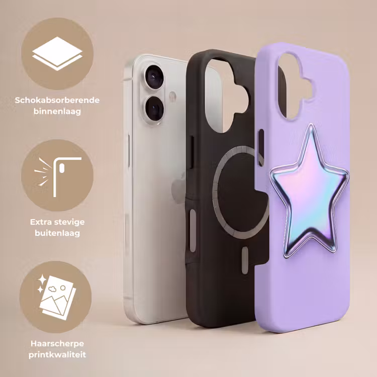 Telefoonhoesje Toughcase - Ster - Holografisch - Modern — 3