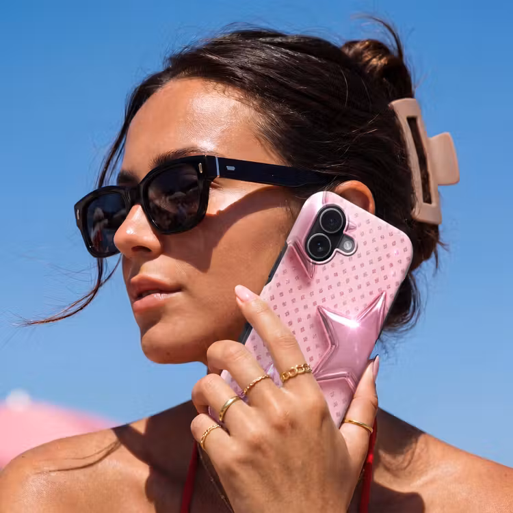 Telefoonhoesje Toughcase - Sterren - Roze - Abstract — 6