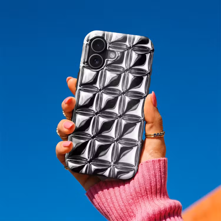 Telefoonhoesje Toughcase - Patroon - Abstract - Zwart-wit — 2