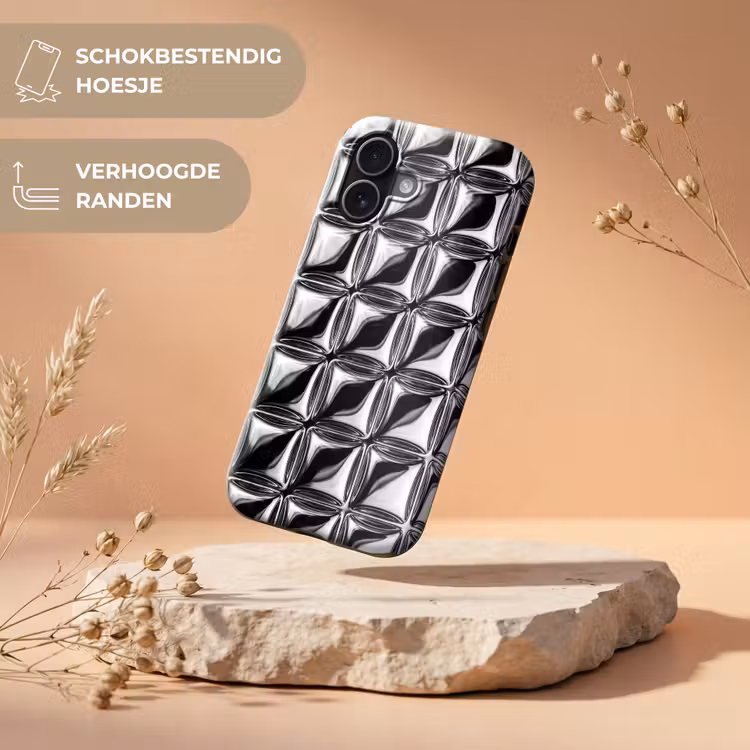 Telefoonhoesje Toughcase - Patroon - Abstract - Zwart-wit — 5