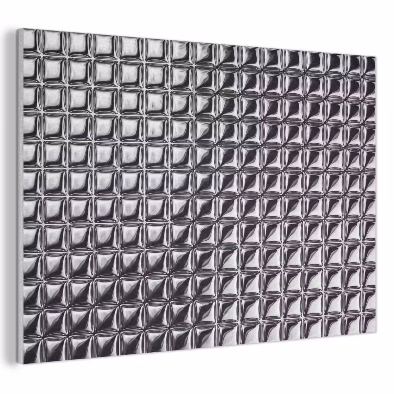 Akoestisch schilderij - Patroon - Abstract - Zwart-wit — 1