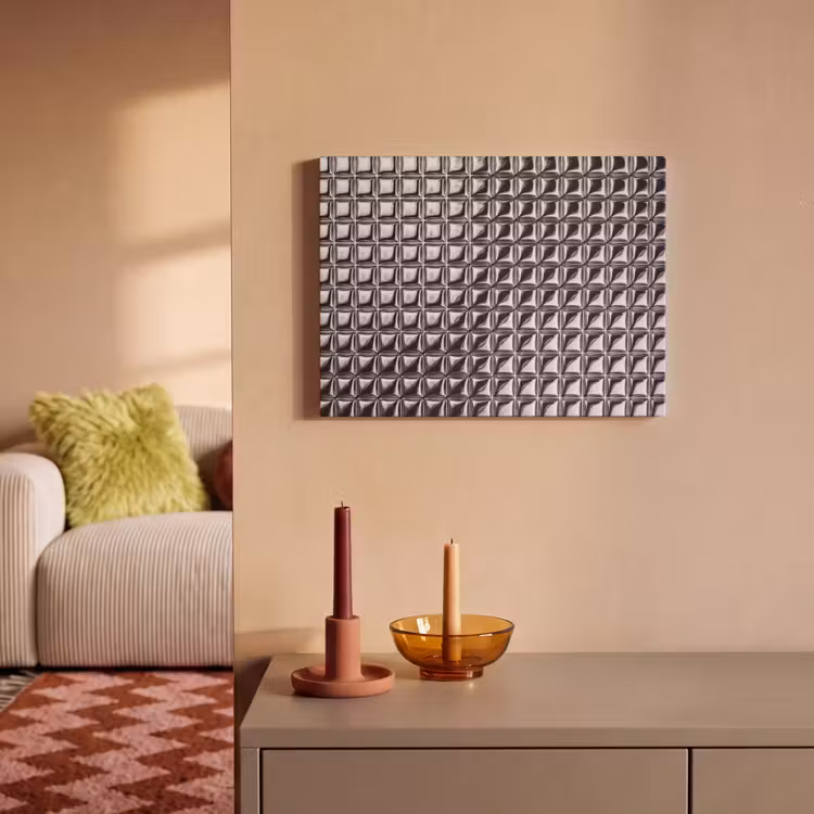 Akoestisch schilderij - Patroon - Abstract - Zwart-wit — 2