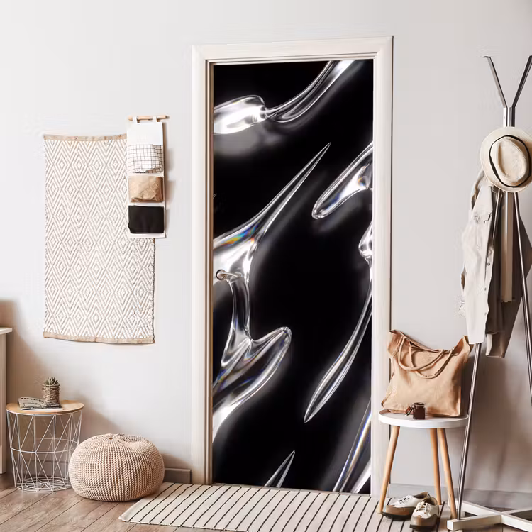 Deursticker - Glas - Vormen - Abstract — 8
