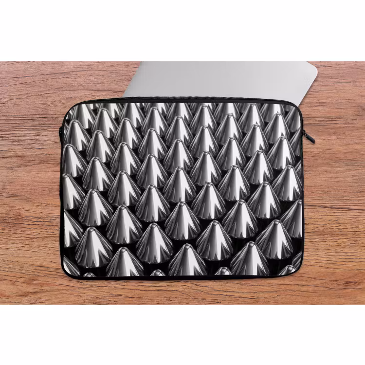 Laptophoes Metalen kegels - Patroon — 2