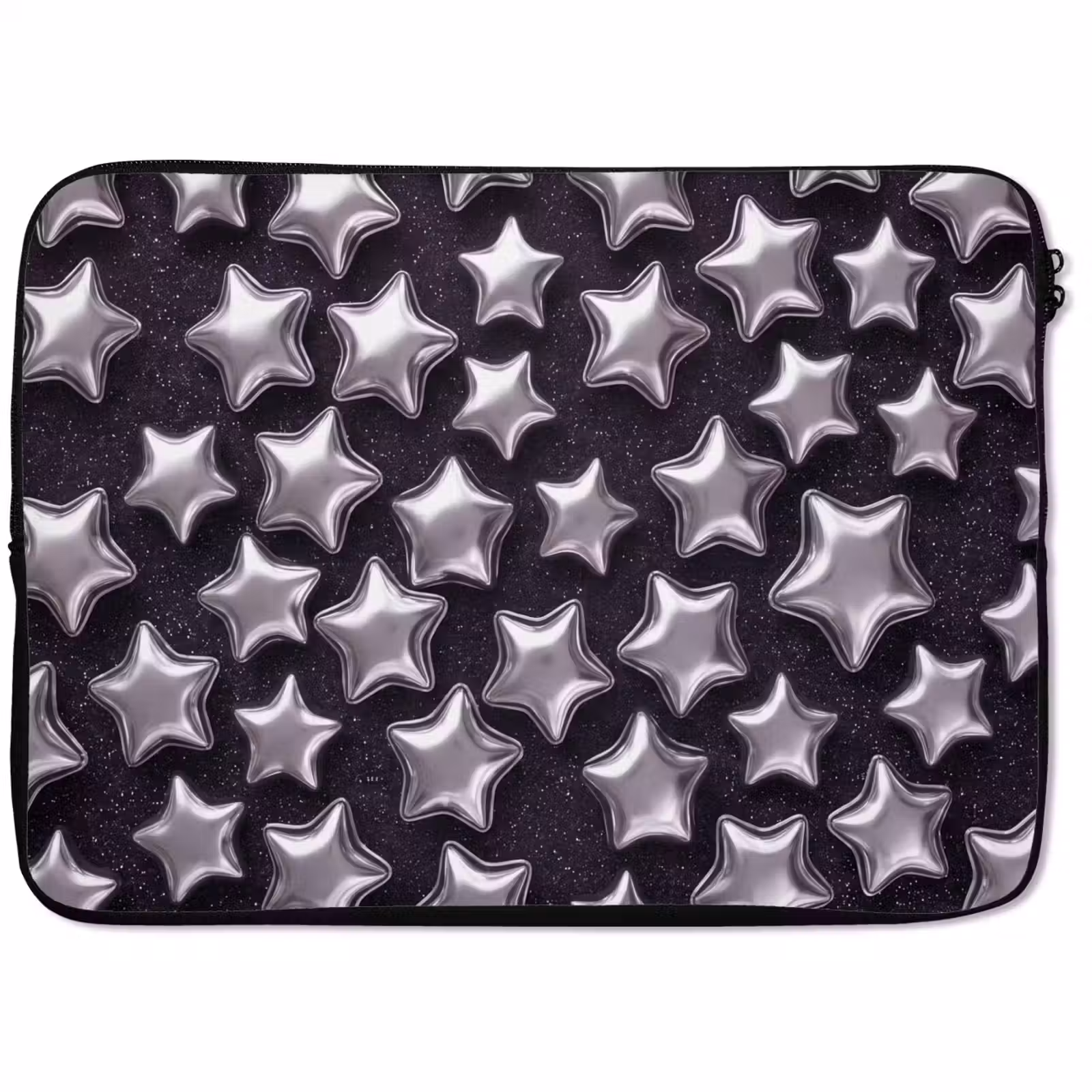 Laptophoes Sterren - Glanzend - Patroon — 1