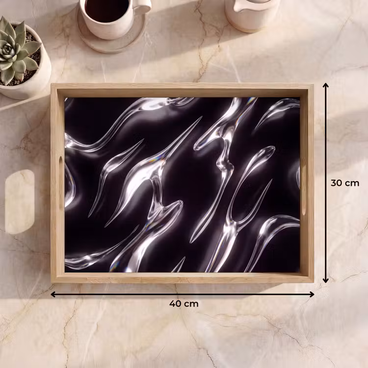 Dienblad - Glas - Vormen - Abstract — 9