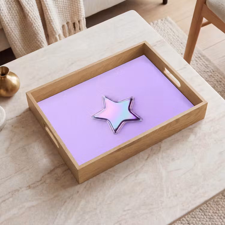 Dienblad - Ster - Holografisch - Modern — 2