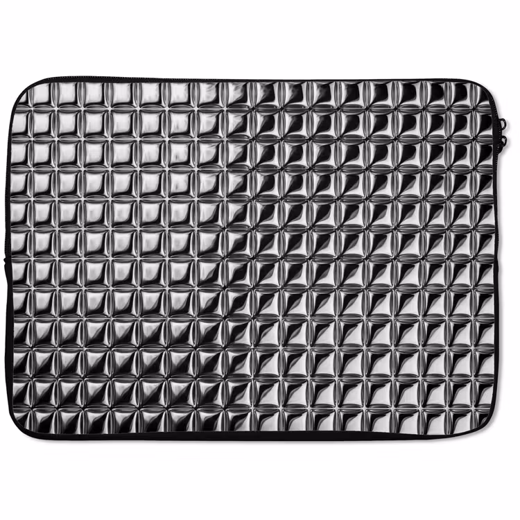 Laptophoes Patroon - Abstract - Zwart-wit — 1