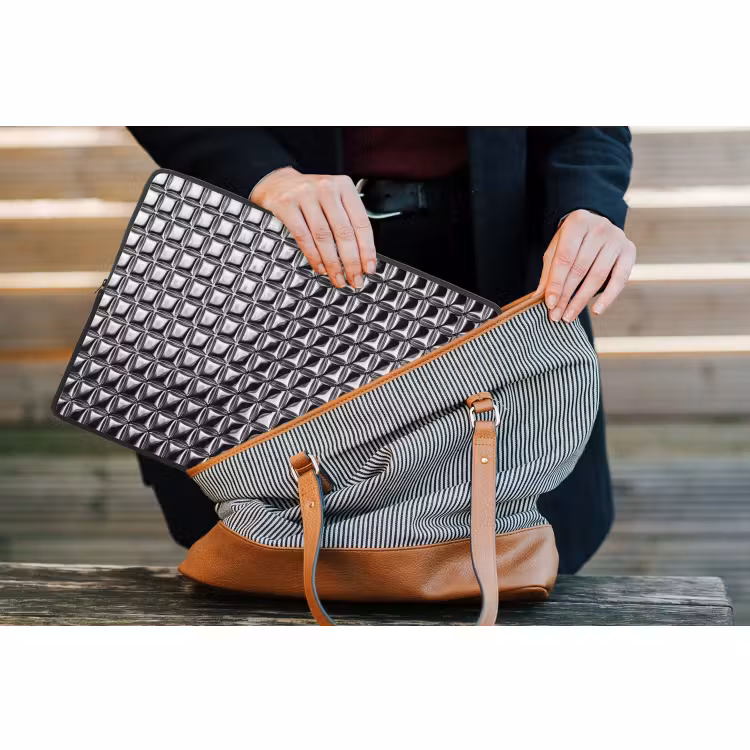 Laptophoes Patroon - Abstract - Zwart-wit — 4