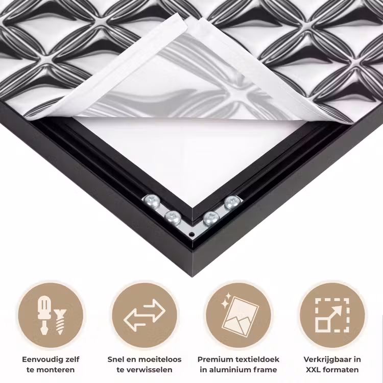 Art frame - Patroon - Abstract - Zwart-wit — 4